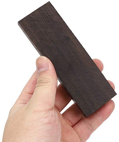 4 pièces de bois vierge, 4,7 x 1,6 x 0,4 pouces en bois d'ébène matériel de bricolage pour accessoires d'instruments de musique Planche De Bois Bricolage Noyer