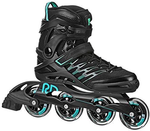 Roller Derby Q-84 Women's Inline Skates - Black/Teal - Size 07