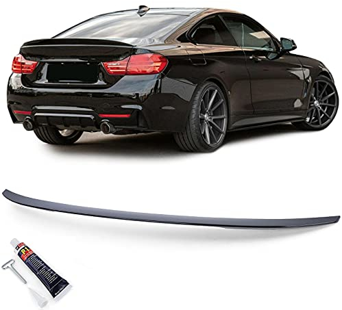 Sport Heckspoiler Lippe Schwarz Glanz mit ABE passt für BMW 4er F32 Coupe ab 13