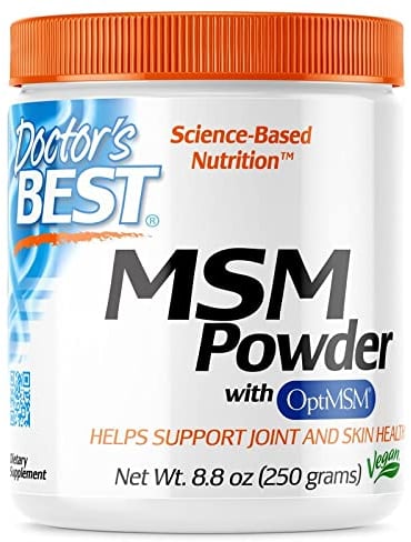 Doctor's Best, MSM Powder mit OptiMSM, 250g veganes Pulver, Laborgeprüft, Glutenfrei, Sojafrei, Vegetarisch