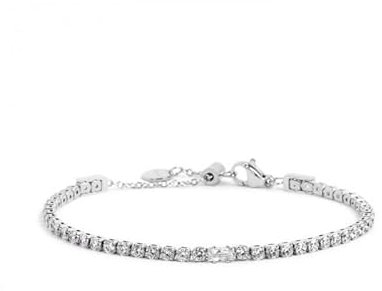 gioielleria Bracciale tennis Marlù 2BR0106-W 2,5 mm acciaio e zirconi