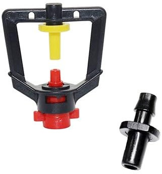 EVANEM Sistema De Nebulización Giratorio De 10 Piezas, Microboquilla De Refracción Giratoria Colgante, For Riego De Jardín, Invernaderos, Humidificador, Pulverizadores De Refrigeración (Color : 2)