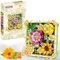 Under the Baubles Blumen Bauspielzeugsets - Flowers Bausteine Set Basteln für Erwachsene - Künstliche Blumen Tischdeko, Frauen, Mädchen EDUCIRO