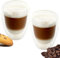 NORDIC SCHILLER Doppelwandige Kaffeegläser, Latte Macchiato Gläser Doppelwandig, 2x 350ml Ideal als Thermogläser Doppelwandig für Cappuccino, Kaffegläser, Teegläser