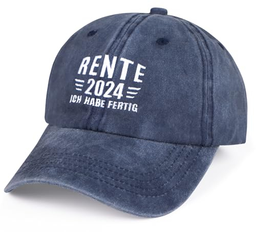 COLOFALLA Ruhestand Geschenk Renteneintritt Geschenk Männer Rente 2025 Rente Geschenk Abschiedsgeschenk Kollegen Baseballkappe Cap Mann Frau Rente 2025 ICH Habe FERTIG