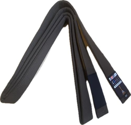 OSS - Cintura brasiliana per jiu-jitsu, 100% cotone, resistente, approvata dall'IBJJF, taglia da adulto, colore marrone, A1, Marrone, A1