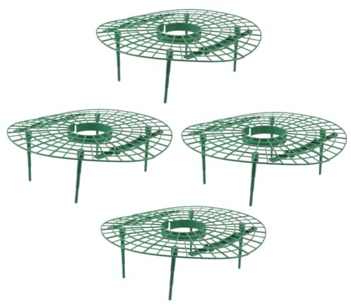 Happyyami 4pièces Supports De Plantes Grimpantes Arches Et Plateaux pour Et Légumes Outils De Jardinage Et
