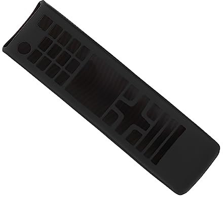 QUMIIRITY Remote Control Protective Cover Silicone Case for Series Shockproof and Washable Suitable for Smart Tv Remote Use Black