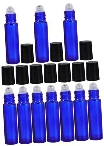 Happyyami 10pcs Practical Roller Bottle Essential Oil Bottle Essential Oil Container for Diffusers