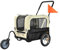Mobiclinic®, Hundeanhänger für Fahrrad + Hundewagen, 2 in 1, Bis 40 kg, wasserdichte Abdeckung, 123x67x100 cm, Reflektoren & Fahne, 600D Oxford, Für Kleine und Mittelgroße Hunde