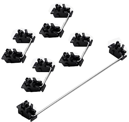 CHICAMPERA Mechanical Keyboard 6,25u Und 2u Tastenstabilisator Satellit Für 60% 87% Mechanische Tastatur Mit Stahlplatte Langlebig Einfache Montage Kompatibel Mit Leertaste Und Umschalttaste