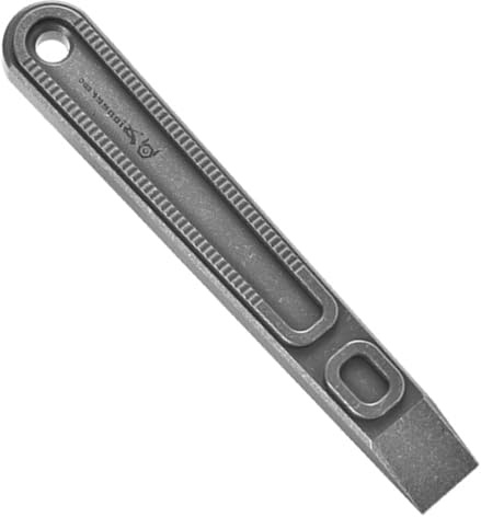 Pied de biche en titane,Barre de Levier Petit Pied Biche,Levier EDC en Titane TC4,Pry Bar Renforcé 9.5cm,Ouvre-Bouteille, Arrache-Clou & Porte-Clés,pour Camping et Bricolage