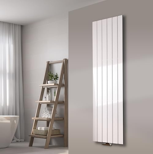 Badheizkörper Design Peking 180 cm 1118 Watt weiß SZAGATO | 180x47cm Designheizkörper Handtuchheizkörper mit Mittelanschluss Handtuchwärmer Designheizung Made in Germany
