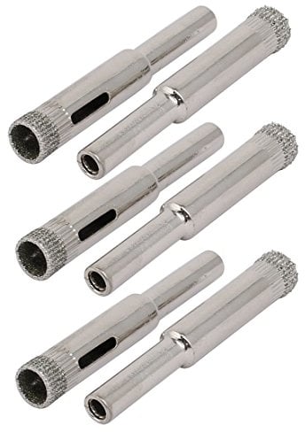 Sega a tazza da 8mm,punte diamantate per trapani,per ceramica,vetro e piastrelle,confezione da 6