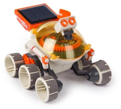 Velleman Solar-Mondrover-Bausatz mit 6 Rädern, baue Dein eigenes Fahrzeug mit Solarenergie, pädagogisches STEM-Lernspielzeug für Kinder ab 8 Jahren, Roboterprojekt ohne Batterien