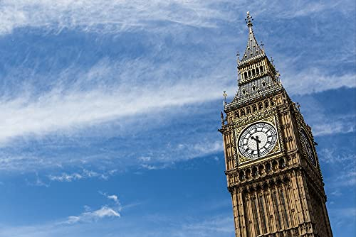 HANSEPUZZLE 54919 - Big Ben Puzzle 2000 Teile | Hintergründe Puzzle mit hochwertiger Puzzle Aufbewahrung: Kartonbox und Wieder verschließbarem Beutel | Puzzle-Maße: 90 x 60 cm