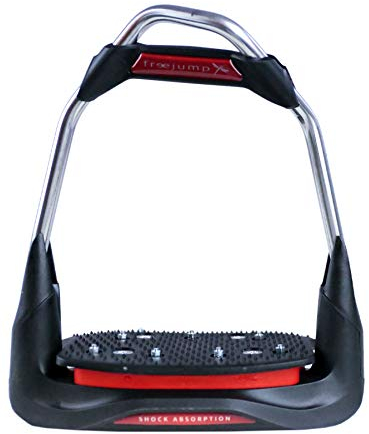 freejump Air's 10-30 Stirrup Irons One Size Black Red