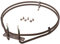 sparefixd Fan Heater Round Element 2200w for Bosch Built in Single Oven