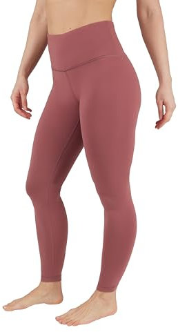90 Degree By Reflex High Waist Power Flex Tummy Control Leggings, Rose Valet, X-Klein