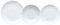 Vajilla de 18 piezas Dream plata de porcelana blanca línea Dream plata