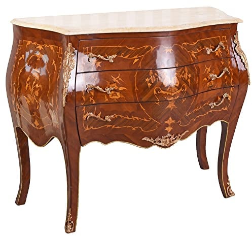 Antik Nachtkommode Barockkommode Massivholz Schubladenschrank Nachtschrank cat990 Palazzo Exklusiv