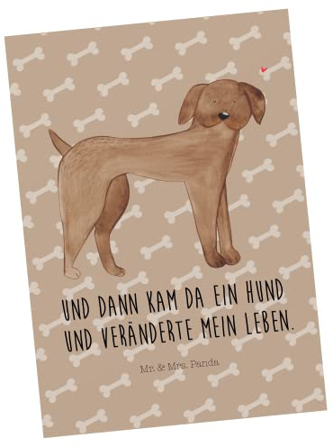Mr. & Mrs. Panda Postkarte Hund Dogge - Geschenk, Fotokarte, Deutsche, bildkarte, Sprüche, Herz, Hunde, Ansichtskarten, Postkarten, Grußkarte