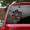 KedAiKJ Adesivo decorativo per auto, 3D per auto, motivo: Rottweiler, Crack Decalcomania SUV Finestra Vetri Personalizzati Frigorifero Toilette (25,4 x 25,4 cm)