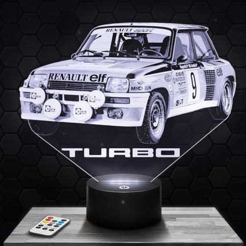 Nachttischlampe - Touch-Nachtlicht Auto R5 GT Turbo 3D-LED-Lampe Illusion, Geschenkidee Weihnachten Geburtstag Junge und Mädchen Nachttischlampe Kinder- oder Erwachsenenzimmer TOP