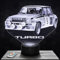 Nachttischlampe - Touch-Nachtlicht Auto R5 GT Turbo 3D-LED-Lampe Illusion, Geschenkidee Weihnachten Geburtstag Junge und Mädchen Nachttischlampe Kinder- oder Erwachsenenzimmer TOP
