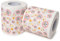 Happy Birthday Klopapier, für den 20. Geburtstag, 2 Rollen, Party Dekoration und Geschenk Verpackung, lustiges Motto Klo Papier, Fun Toilet Paper, Geschenkartikel Klorolle, Geburtstags-Dekoration WC