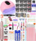 DouborQ Nail Kit with Electric Nail Drill Nail Lamp,U V Nail Dryer Light Manicure Pen Polishing Tools,False Nail Tips Starter Set Acrylic Nail Art Supplies for Beginner with Everything (mt20-06)