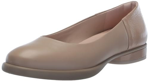 ECCO Women's Sculpted Luxe Ballerina Ballet Flat, Nude, 4/4.5 UK
