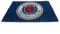 Rangers FC Crest Door Mat (One Size) (Blue/Red/White)
