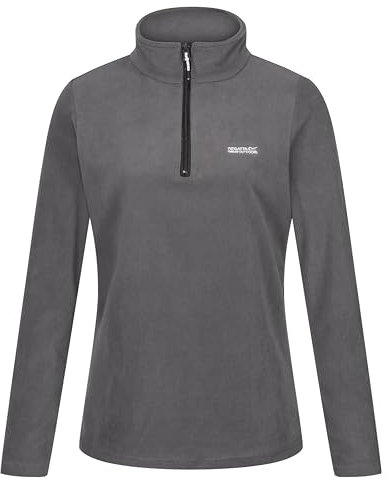 Regatta Women's Sweethart Lightweight Half-Zip Fleece Jacket Pile Bambina, Seal Grey, 12 Donna