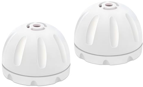 Mengshen Wasserleck-Sensor-Detektor 2er-Pack, Haus-Überschwemmungsalarm 100 dB Audio-Waschbecken-Überlaufmonitor Nasstropf-Warnung für Küche Badezimmer Wäscherei (Batterie enthalten)