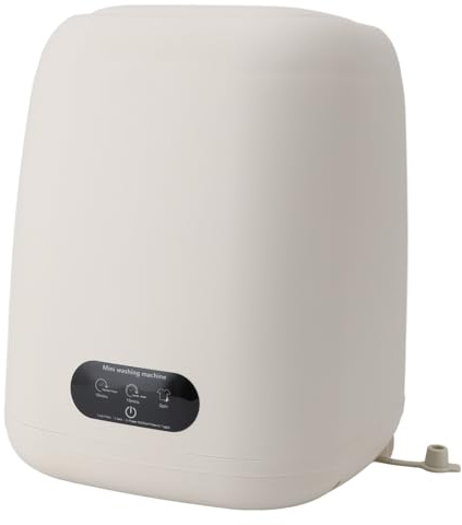 Machine à Essorer Compacte Légère, Petite Laveuse à Linge Portable de 9 L, Sous-vêtements de Serviettes Faciles à Laver, Machine à Laver Multifonctionnelle pour la Maison (Prise