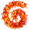 FeelfunFeather 120 g Feuer-Federboas, mehrfarbig, 2 Meter, Truthahn-Chandelle-Federn, Boa für Bastelarbeiten, Hochzeit, Party, Tanzen, Halloween, Weihnachten, Zuhause, Kostüm-Dekoration