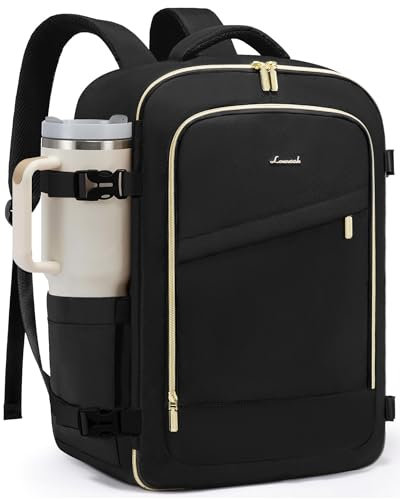 LOVEVOOK Ryanair Cabin Bags 40x30x20 Underseat, Travel Backpack Casual Carry on Hand Luggage Rucksack for Ryan Air Plane, Small Womens Under Seat Flight Bag with Anti Theft Pocket