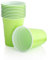 Persy Party Reusable Beer Pong Cups for Party (50 Pack) - Colourful Easy Grip 16oz Plastic Cups - BPA-Free & Shatterproof Plastic Drinking Cups for Beer, Cocktail, Soda & Cold Drinks - Lime Green