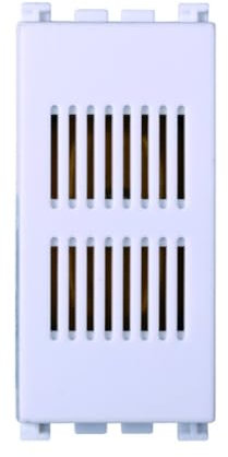 Suoneria, campanello, Moduli bianchi, Compatibile Con Vimar Arke', frutti, interruttori, pulsanti, deviatori, dimmer, sensori, PIR, buzzer, Per Placche originali e compatibili