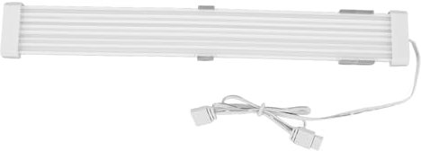 XUMIUZIY ARGB PC Power Supply Cable 5V 3Pin, RGB PSU Extension Cable with 44 LED Beads, Compatible with 24 Pin & 8 Pin GPU, Flexible Silicone Sleeve for Motherboard Sync