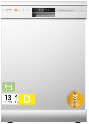 COMFEE' Dishwasher Freestanding, 13 Place Settings, 60cm, White