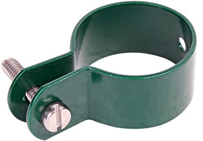 Alberts 656300 Fascetta per puntelli e tenditori, zincata a caldo, con rivestimento in plastica verde RAL 6005, Ø fascetta 48 mm