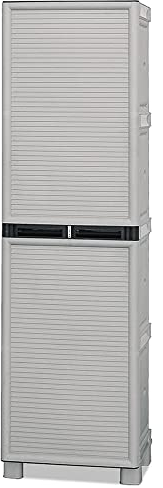 Art Plast C50/172AP Besenschrank, grau, 50 x 39 x H 172 cm