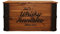 Uncle Joe´s Holzkiste Truhe Couchtisch Beistelltisch Vintage Shabby chic Landhaus Massivholz nussbaum