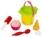 Theo Klein 7604 KLEIN goes Bio Eiscreme Set | Sandkasten-Set mit Eimer und Sieb | Lustige Muffin- und Eishörnchen-Sandförmchen | Spielzeug für Kinder ab 18 Monaten