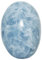 Nupuyai Celestite Stein Handschmeichler Edelstein, Naturkristall Massagestein Heilstein Taschenstein Energiestein für Gua Sha Spa Reiki Meditation Haus Deko