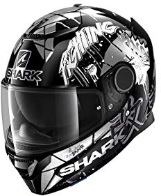 SHARK Motorradhelm SPARTAN 1.2 LORENZO CATALUNYA GP KWX, Schwarz/Weiss, M