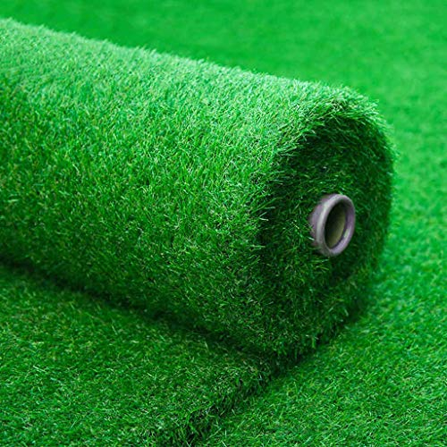 Kunstrasen, Rasen realistisch gefälschter Synthetic Thick Rasenmatte Haustier Rasen im Freien Garten-Landschaft Benutzerdefinierte Größe (Size : 2x4m)