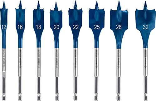 Bosch Professional 8x Set di mecchie a spada Expert SelfCut Speed (per Legno tenero, Truciolato, Ø 12-32 mm, accessorio Trapano a percussione)